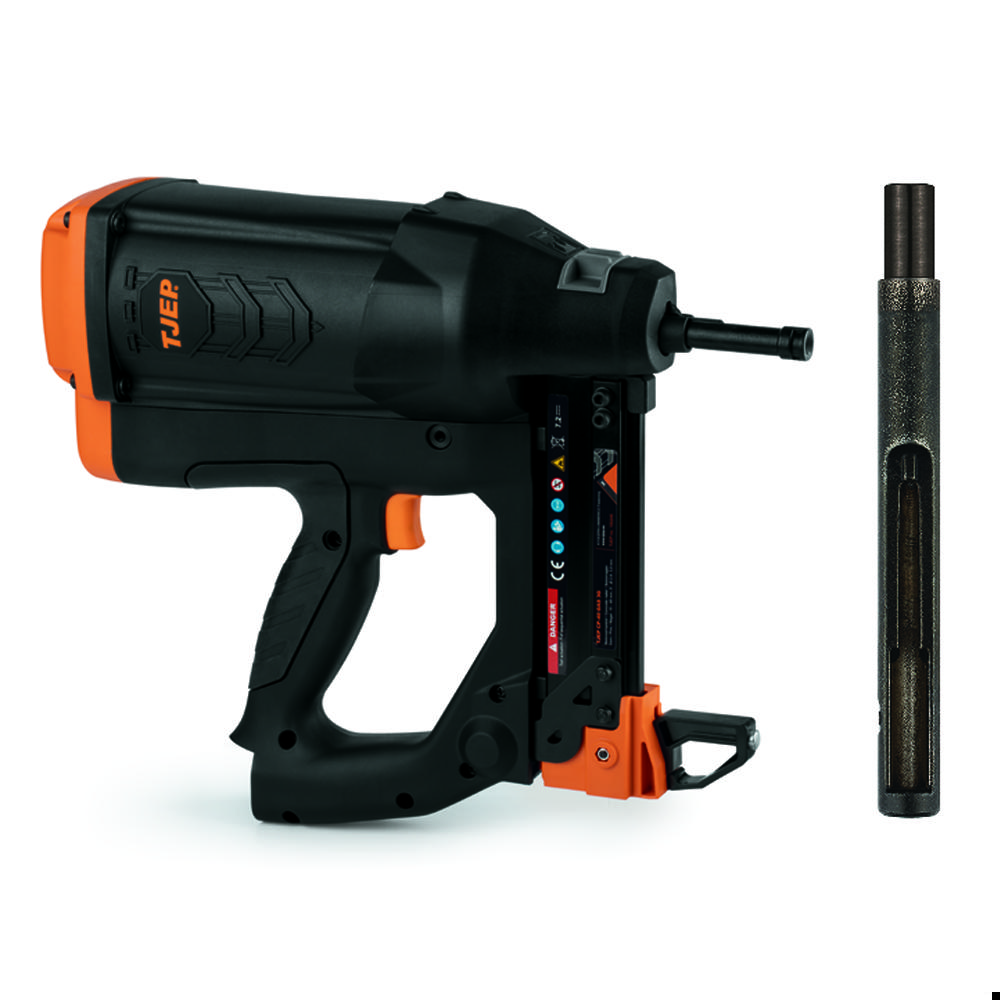 Pistola semiautomática de fijación a gas sin cables para electricistas